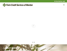 Tablet Screenshot of farmcreditmandan.com